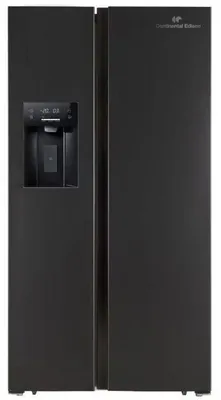 Produktbild von CONTINENTAL EDISON CERANF556B1 American-Kühlschrank mit Gefrierteil, 556 L, No Frost, Wasser- & Ice-Dispenser, Digitalanzeige, Schwarz