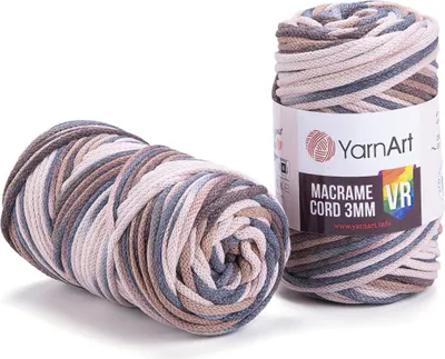 Produktbild von Yarn Art Macrame Cord 3 mm VR 85 m 928 Schnur