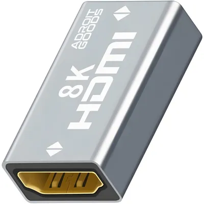 Obrázok produktu pre AdroitGoods HDMI spojka/rozšírenie - 8K - HDMI extender - hliník - sivá