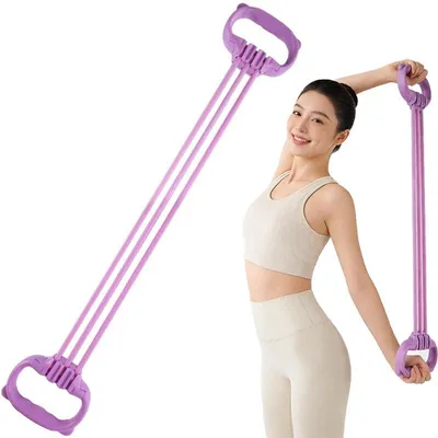 Imagen del producto de Bandas de resistencia con mangos ergonómicos para entrenamiento de fuerza