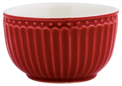 Zdjęcie produktu dla Greengate Miska Mini ALICE, czerwona. Miska do dipów, element codziennego zestawu. Czerwona miska
