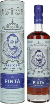 Image de Ron Cristóbal PINTA 40% Vol. 0,7l en boîte cadeau