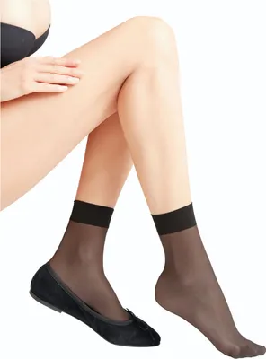 Produktbild von FALKE Seidenglatt 15 DEN dames sokjes, zwart (black)