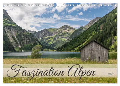 Produktbild von Faszination Alpen (Wandkalender 2027 DIN A4 quer), CALVENDO Monatskalender