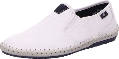 Produktbild von Rieker Herren Halbschuhe Slipper B4551-81, Größe:44 EU, Farbe:Weiß