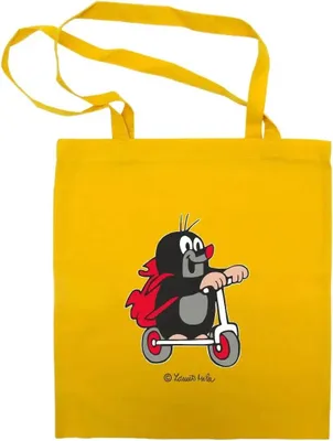 Produktbild von Tasche der kleine Maulwurf mit Roller in gelb