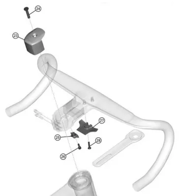 Produktbild von Lapierre Xelius Drs Vorbaukappe Silber Silber One Size