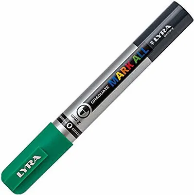 Image de Lyra Graduate Mark All Marqueur indélébile pointe ogive vert clair 6 pc(s)