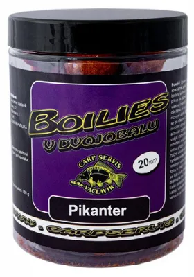 Obrázok produktu pre Carp Servis Václavík Boilies v dvojobalu - 180g 20 mm pikanter