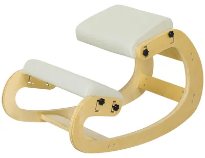 Zdjęcie produktu dla HOMCOM Ergonomiczny podnóżek pod kolana z 6 regulowanymi ustawieniami, kolor kremowy