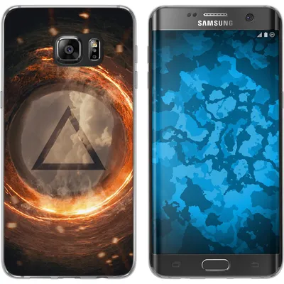 Produktbild von PhoneNatic Case kompatibel mit Samsung Galaxy S7 Edge Silikon-Hülle Element M3