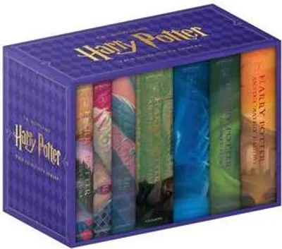 Immagine prodotto di Cofanetto con edizione rilegata di Harry Potter: Libri 1-7 (con cofanetto)