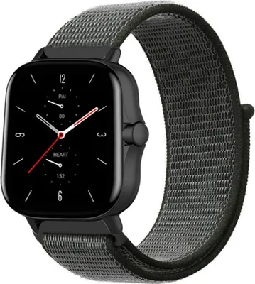 Produktbild von Strap-it Amazfit GTS 2 Nylonarmband (Grün)