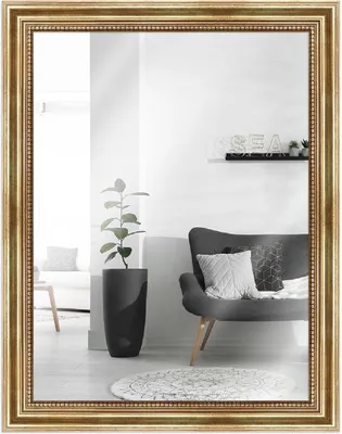 Produktbild von MendeFrames Wandspiegel H450 Antik gold 30x90 cm