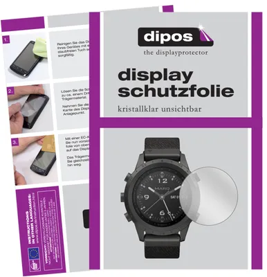 Produktbild von 2x Schutzfolie für Garmin MARQ Commander klar Displayschutzfolie Folie Display Schutz dipos