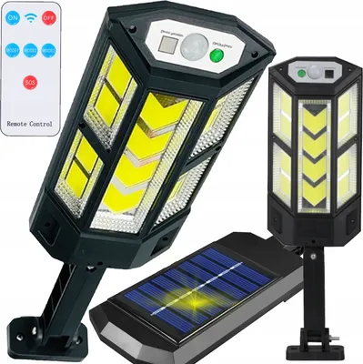 Zdjęcie produktu dla Lampa Solarna Uliczna 124 Led Kxk-010-120Cob