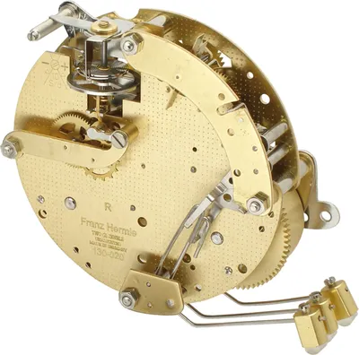 Produktbild von Hermle Tischuhrwerk Hermle 130-020, 8-Tage, Schwebe-Unruh, Schlag auf Gong