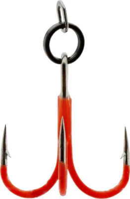 Produktbild von Westin Rigged Seatrout Treble Hooks UV Orange - 4 Drillinge, Größe:4