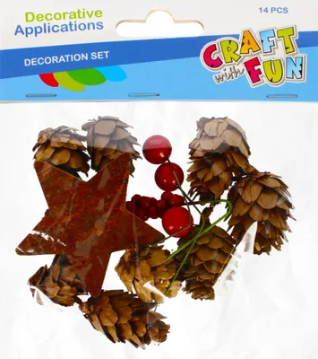 Image de Cônes naturels avec accessoires 14pcs