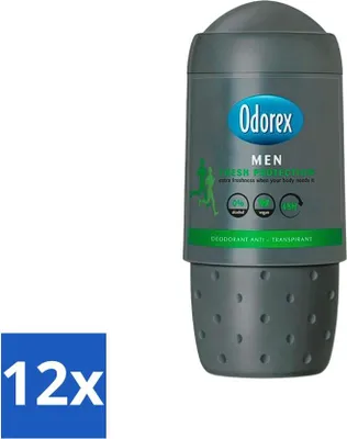 Obrázok produktu pre Odorex Deodorant Roller pre mužov Fresh Protection 50 ml - Hodnotné balenie - 12 kusov