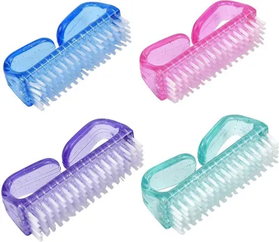 Produktbild von 4PCS Nagelbš¹rste Schonende mit Griff Bš¹gel, Handwaschbš¹rste, Effektive Badebš¹rste, Nagelbš¹rste fš¹r Hand und Nagel Reinigung, Handw?sche, Bad, Kš¹che zur Reinigung