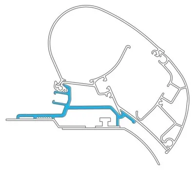 Produktbild von Markisenadapter Dometic für Fiat, Citroën, Peugeot