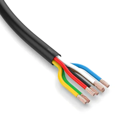 Productafbeelding van AUPROTEC KFZ-kabel, 7x1,5 mm², 20 meter, rond, type FLRYY. Rondkabel, geschikt als voertuigkabel/voertuigbedrading. Geschikt voor diverse toepassingen. 7-polig kabel, ideaal voor aanhangwagens. Lengte: 20 meter, 7 x 1,5 mm² (rond)