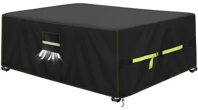 Productafbeelding van Afdekhoes voor tuinmeubelen, 420D Oxford, 160 x 150 x 85 cm, waterdicht en uv-bestendig