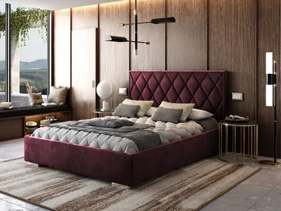 Produktbild von Polsterbett AZURRO 180x200 cm mit Behälter Magic Velvet 2229