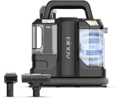 Productafbeelding van Tapijtreiniger - Meubelreiniger Vlekkenverwijderaar - Textiel Reinigen - Krachtige Zuigkracht - 1.3 liter - Zwart