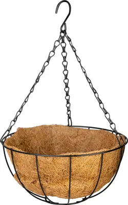 Immagine prodotto di Gancio Strend Pro, porta vaso, acciaio/cocco, sospeso, con catena e gancio, 25 cm