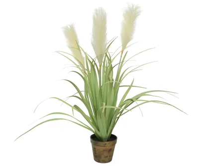Produktbild von Kunstpflanze Gras Kunststoff Ø 12 cm H 70 cm grün