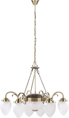 A chandelier hanging against a white background.