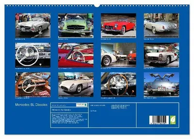 Produktbild von Mercedes SL Classics (Wandkalender 2026 DIN A2 quer), CALVENDO Monatskalender