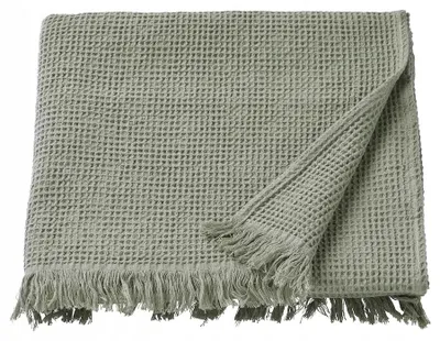 Produktbild von IKEA VALLASÅN Badetuch Hellgrün Baumwolle 70x140 cm