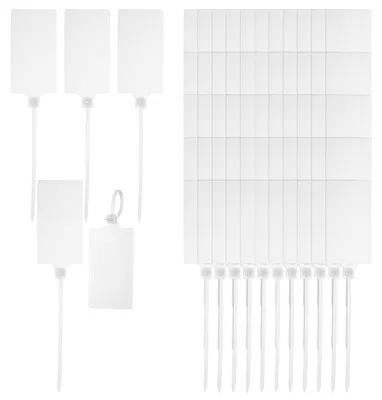 Produktbild von Omgoods – 100 Stück Kunststoff-Etiketten für Beschriftung und Kennzeichnung, 60 x 100 mm