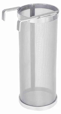 Zdjęcie produktu dla Sito do filtrowania chmielu do piwa domowej roboty ze stali nierdzewnej o grubości 300 mikronów, nr 1, 10 x 25,5 cm