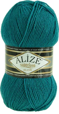 Produktbild von Alize Superlana Klasik 100g Strickgarn Strickwolle 25% Wolle, Farbwahl