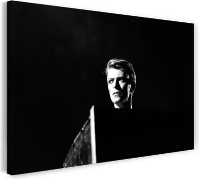 Produktbild von Leinwandbild (60x40cm): David Bowie, echter Holz-Keilrahmen inkl. Aufhänger, handgefertigt in Deutschland