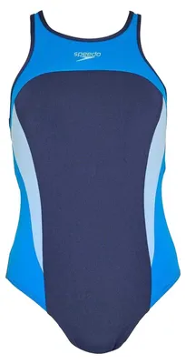 Image de Speedo - Maillot de bain pour femme, bretelles croisées dans le dos GT17053 (36 DE) (bleu marine)