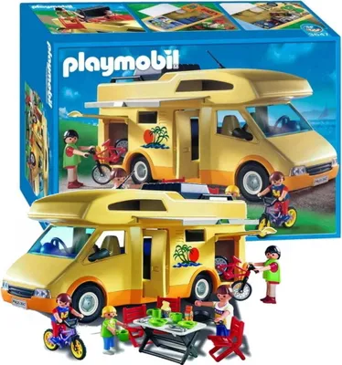 Produktbild von PLAYMOBIL City Action Camping car, Familie, Mehrfarbig