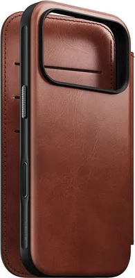 Obrázok produktu pre Nomad Modern Leather Folio, Folio, Apple, iPhone 17 Pro, 16 cm (6.3"), Hnedá