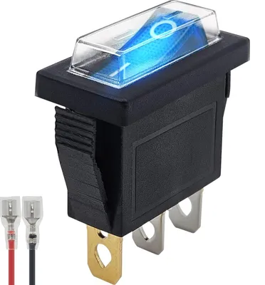 Produktbild von ProRide Wippschalter KCD3-12 3-polig 12 V/20 A mit Schutzkappe