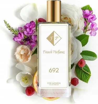 Produktbild von FP French Perfumes | Damenparfüm Nr. 692 – A r i – 104 ml – 20 % Parfümöl | Blumig-Fruchtig-Gourmand Damenduft – Elegant, & Langanhaltend