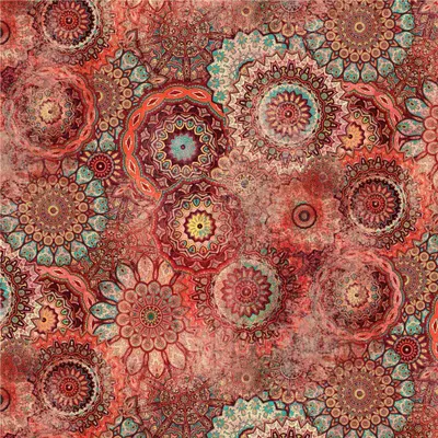 Produktbild von Fototapete 363005 Vliestapete Blumen Floral 371 x 265 cm Rasch Selection Rot