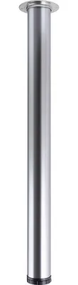 Image de Pied de table TS001 710/60mm chrome mat - réglable