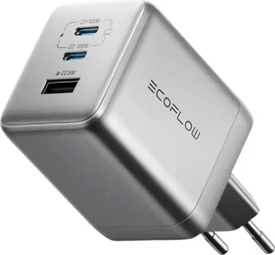 Produktbild von EcoFlow RAPID 65 W, Drinnen, AC, Silber