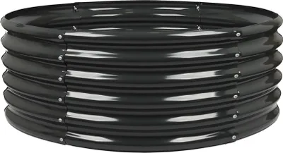 Produktbild von Rundes Hochbeet – 120 cm x 45 cm – Anthrazit