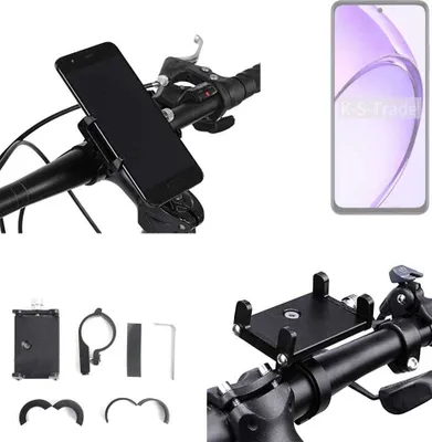 Produktbild von K-S-Trade Handyhalterung für das Fahrrad kompatibel mit Oppo A80 5G Halter Lenkstange Fahrradhalterung Motorrad Bike Mount Befestigung Smartphone