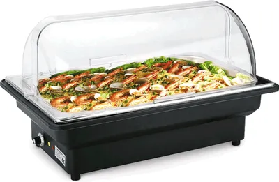 Immagine prodotto di Scaldavivande elettrico con coperchio avvolgibile, GN 1/1